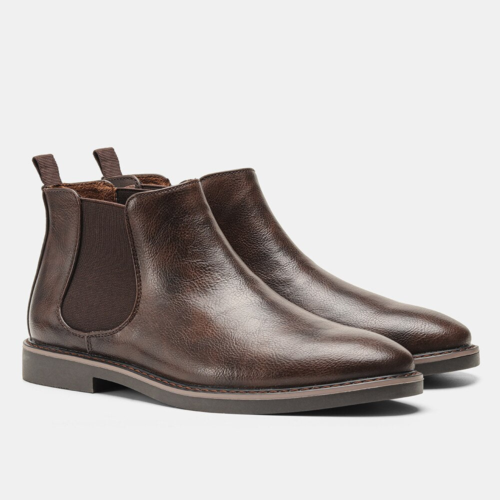 Bottes Élégantes en Cuir pour Hommes - Marie Montel
