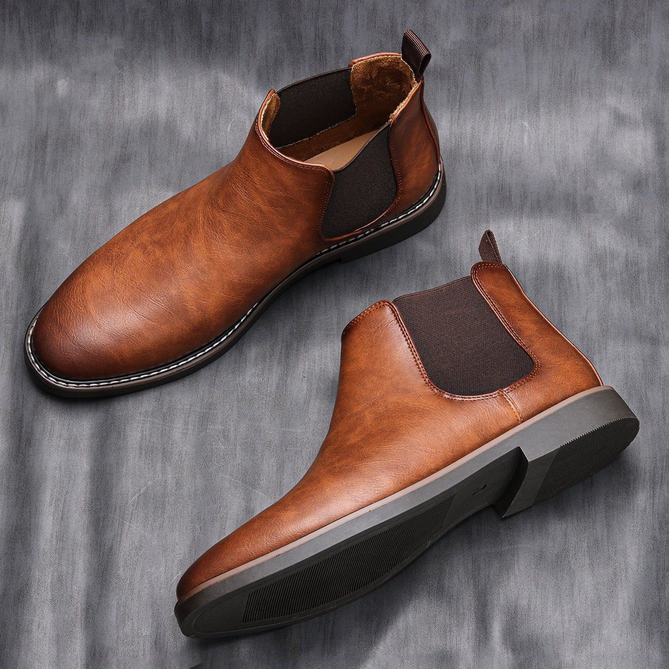 Bottes Élégantes en Cuir pour Hommes - Marie Montel