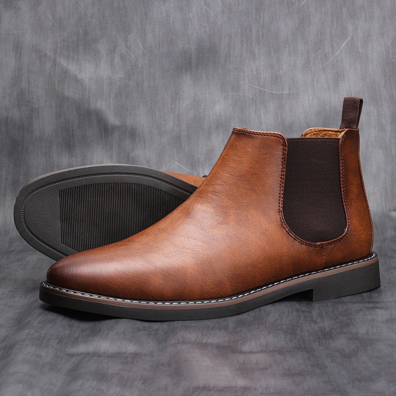 Bottes Élégantes en Cuir pour Hommes - Marie Montel