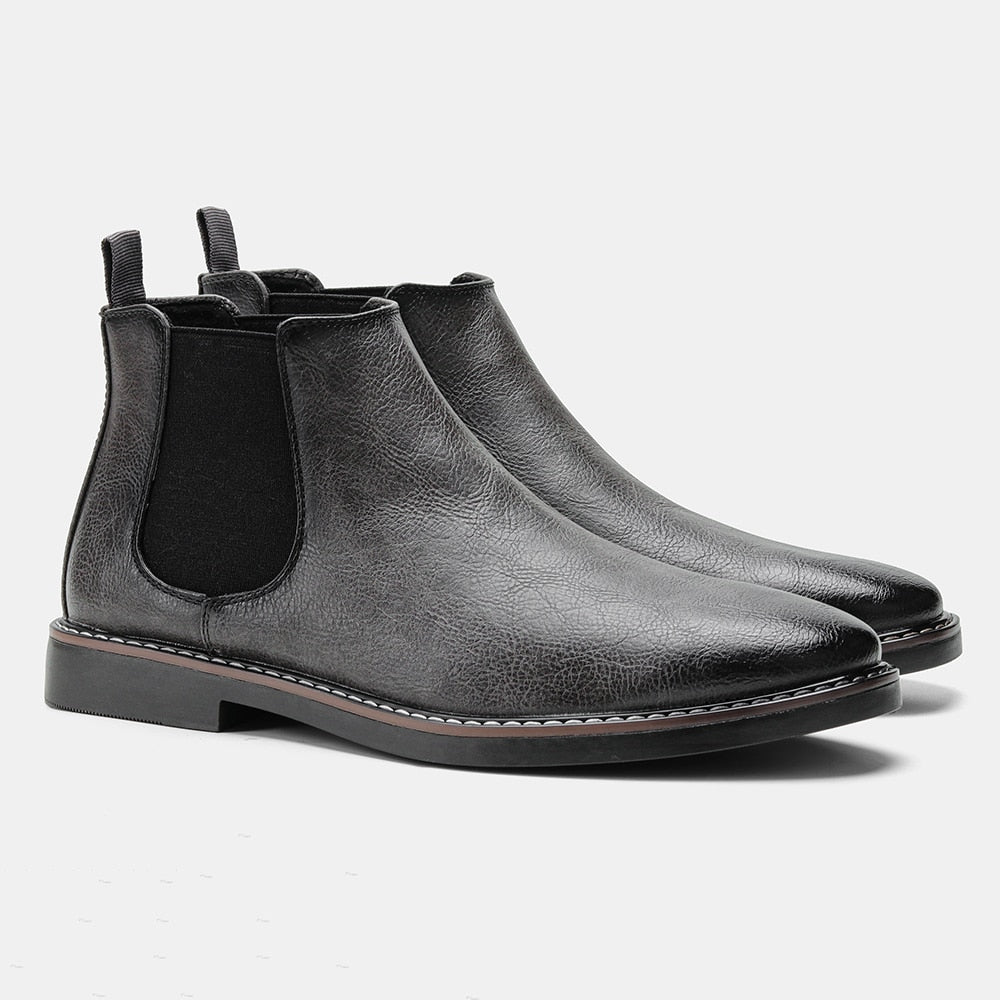 Bottes Élégantes en Cuir pour Hommes - Marie Montel