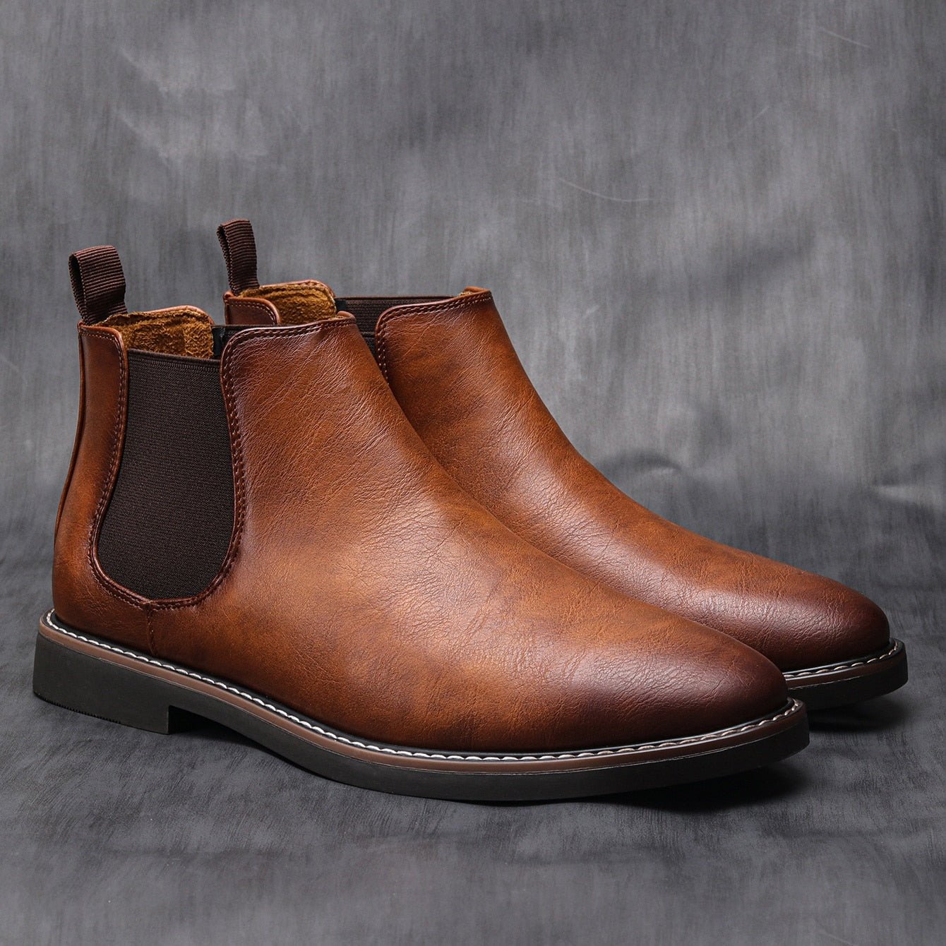 Bottes Élégantes en Cuir pour Hommes - Marie Montel