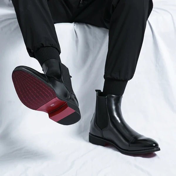 Bottes Élégantes en Cuir pour Hommes - Marie Montel