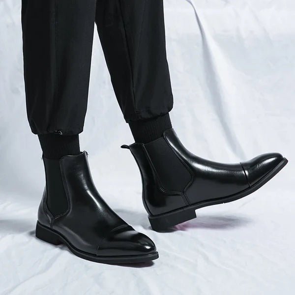 Bottes Élégantes en Cuir pour Hommes - Marie Montel