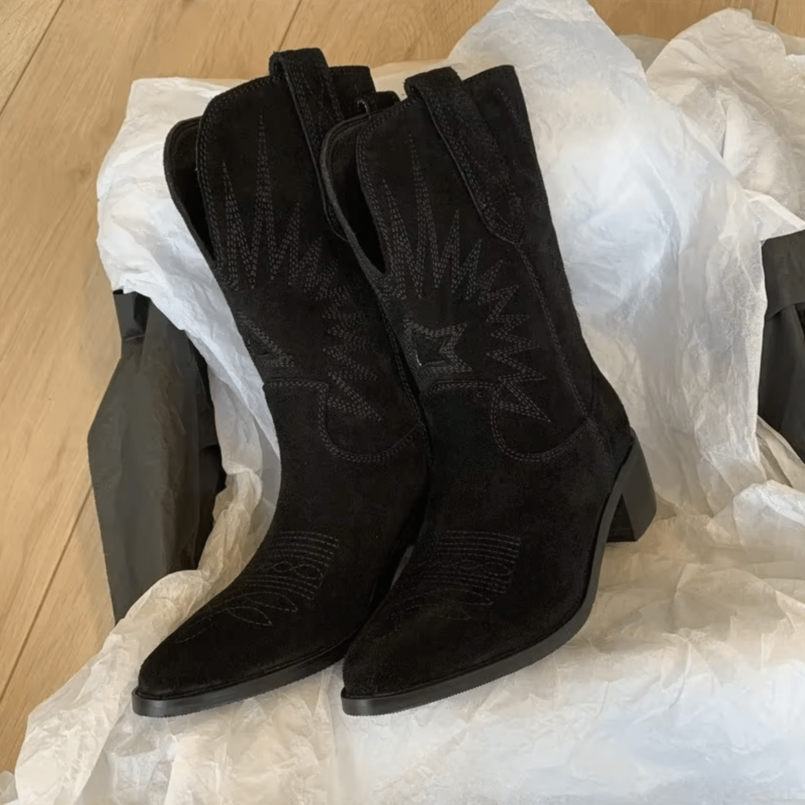 Bottes Vintage à Broderies pour Femmes - Marie Montel