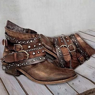 Bottes Vintage Unisex en PU - Marie Montel
