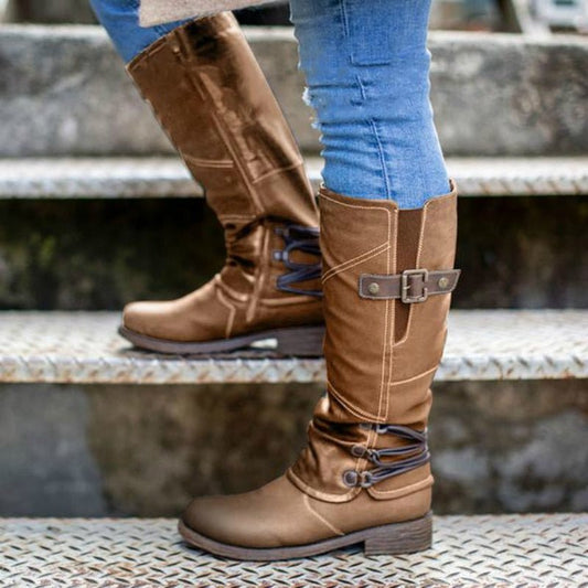 Bottes Visby Semi - Hautes pour Femmes - Marie Montel
