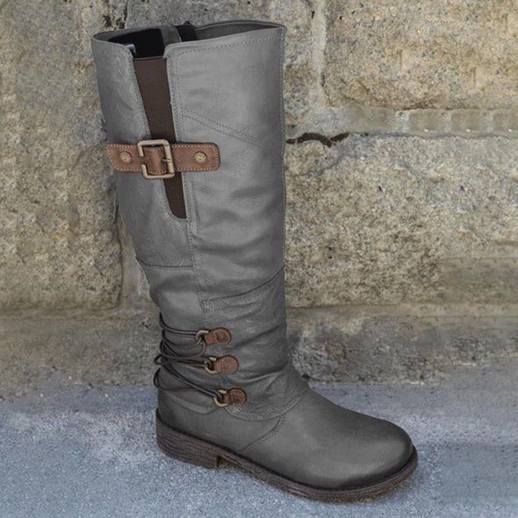 Bottes Visby Semi - Hautes pour Femmes - Marie Montel