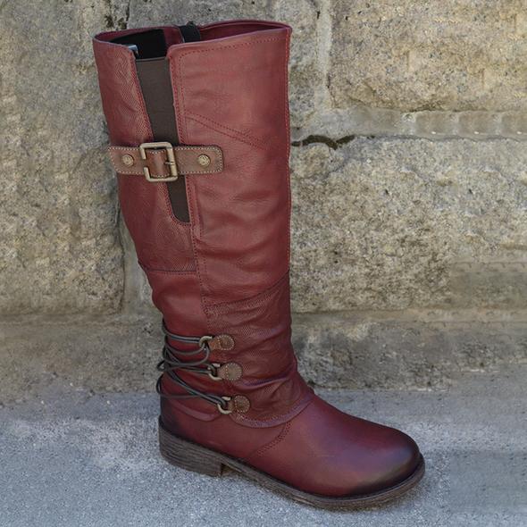 Bottes Visby Semi - Hautes pour Femmes - Marie Montel
