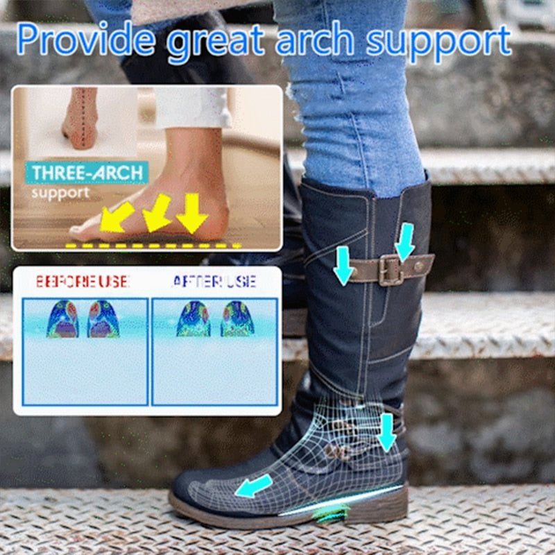 Bottes Visby Semi - Hautes pour Femmes - Marie Montel