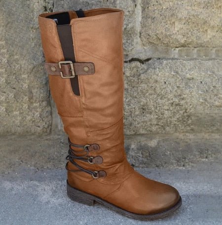 Bottes Visby Semi - Hautes pour Femmes - Marie Montel