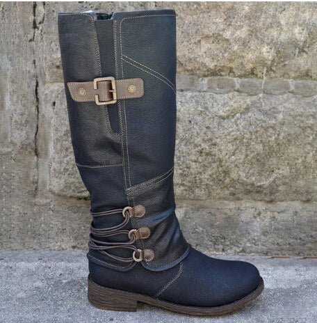 Bottes Visby Semi - Hautes pour Femmes - Marie Montel