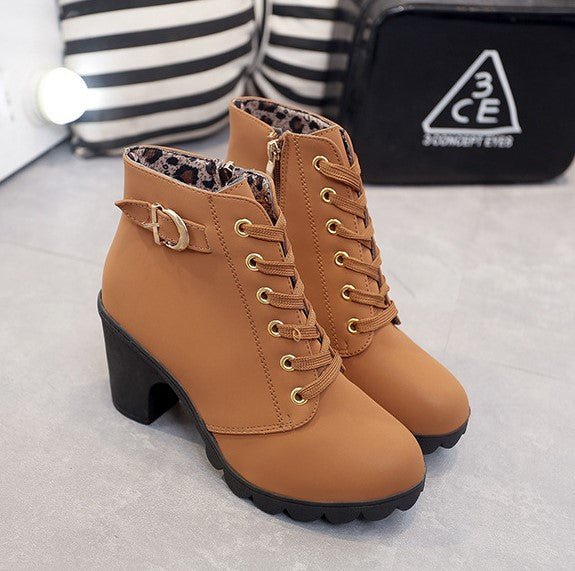 Bottines à Lacets Vintage pour Femmes - Marie Montel