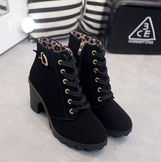 Bottines à Lacets Vintage pour Femmes - Marie Montel