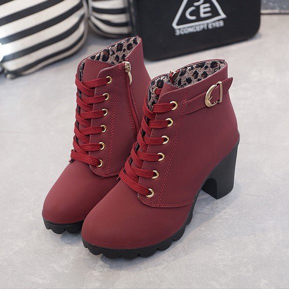 Bottines à Lacets Vintage pour Femmes - Marie Montel