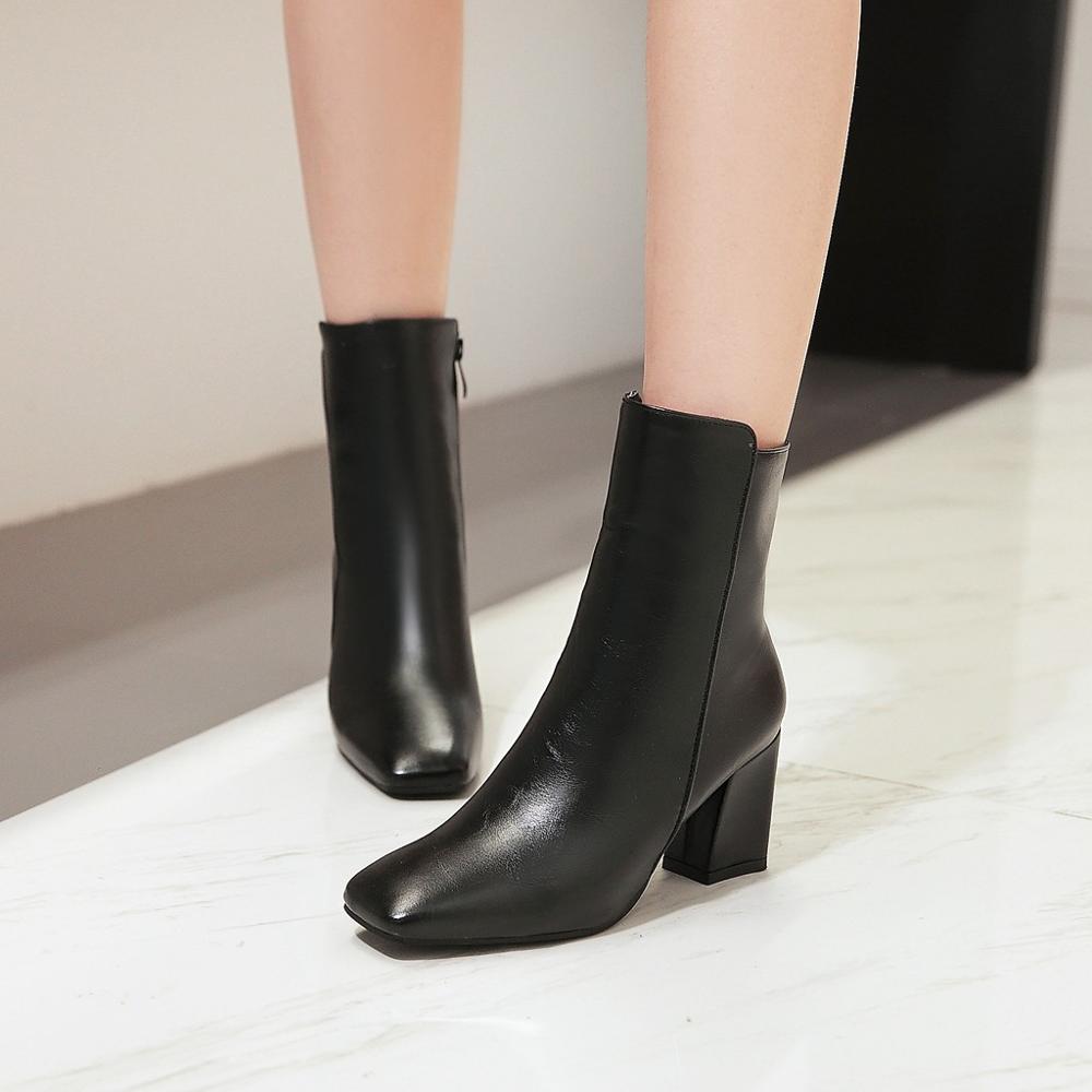 Bottines Élégantes à Talons Hauts en Rouge pour Femmes - Marie Montel