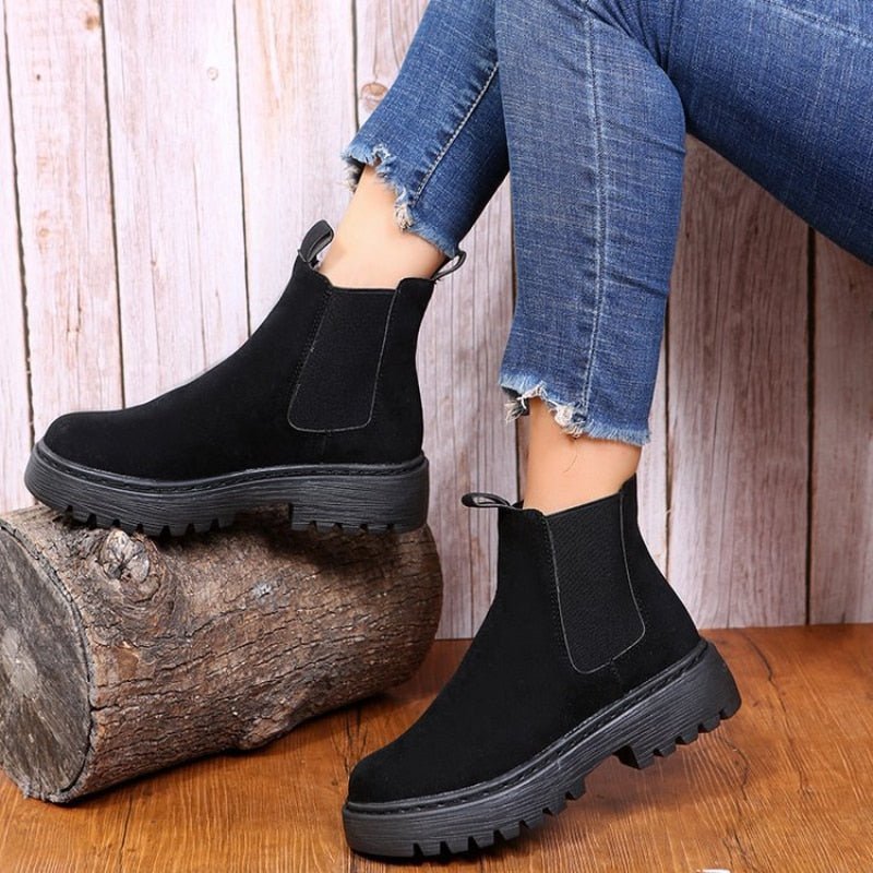Bottines Élégantes en Cuir pour Femmes - Marie Montel