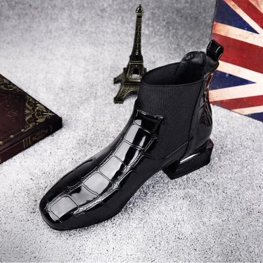 Bottines Élegantes en Cuir pour Femmes - Marie Montel