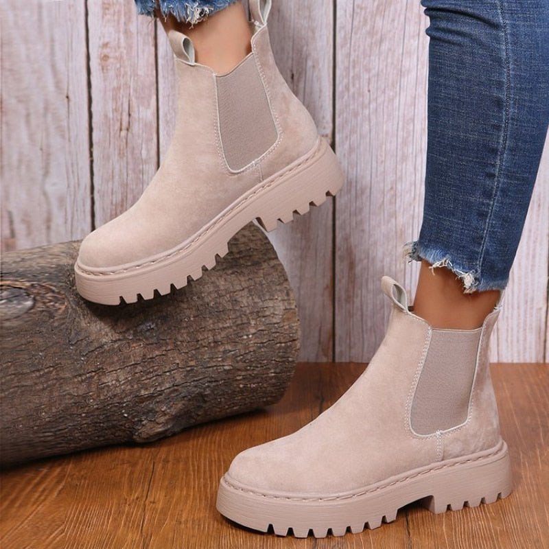 Bottines Élégantes en Cuir pour Femmes - Marie Montel