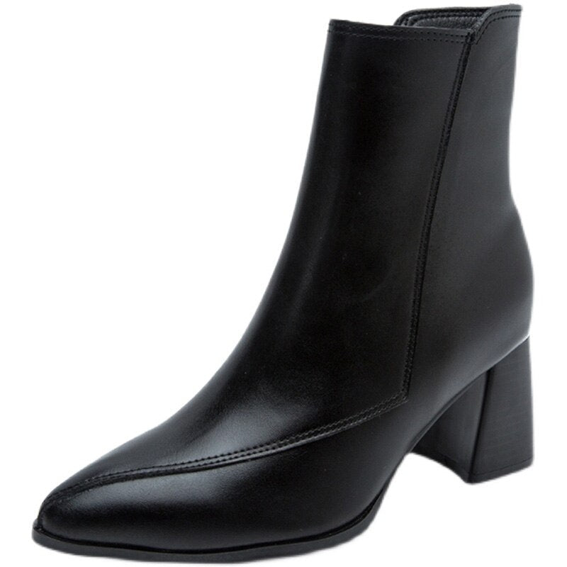 Bottines Élégantes en Noir pour Femmes - Marie Montel