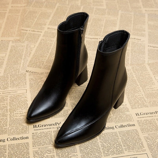 Bottines Élégantes en Noir pour Femmes - Marie Montel