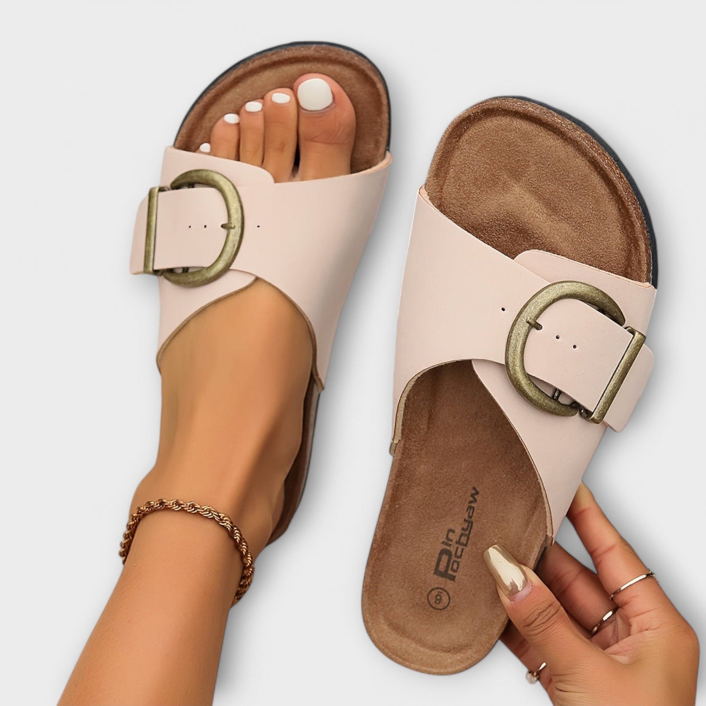Sandales Élégantes en PU pour Femmes