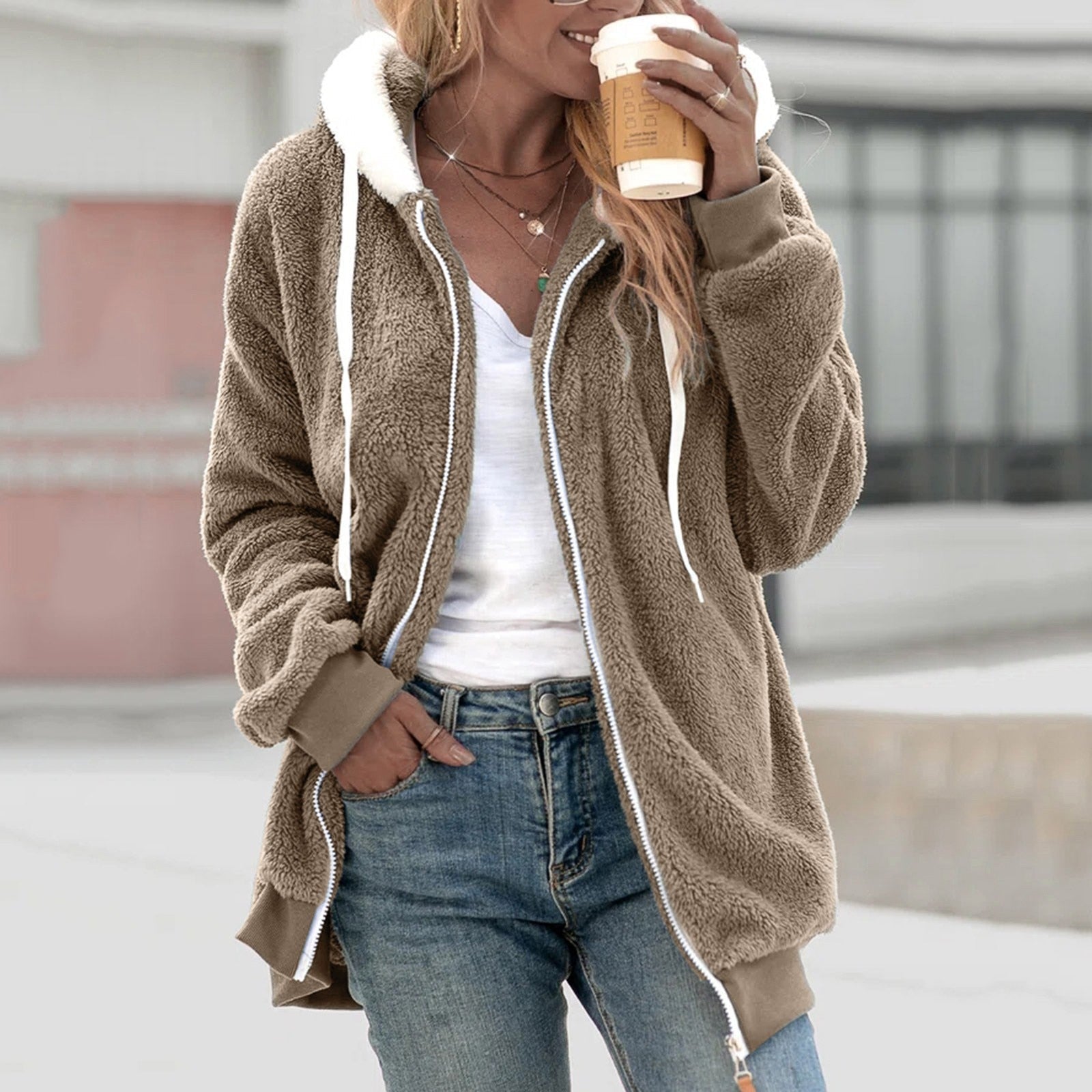 Cardigan Douillet à Capuche pour Femmes - Marie Montel