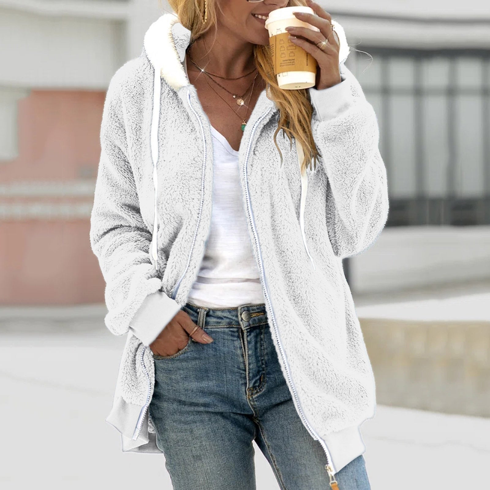 Cardigan Douillet à Capuche pour Femmes - Marie Montel