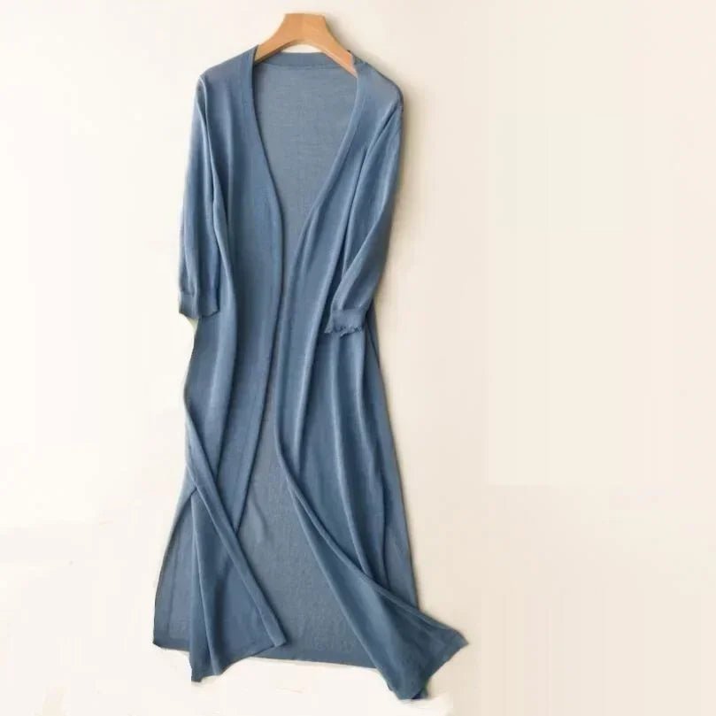 Cardigan Long Léger pour Femmes - Élégance et Confort - Marie Montel