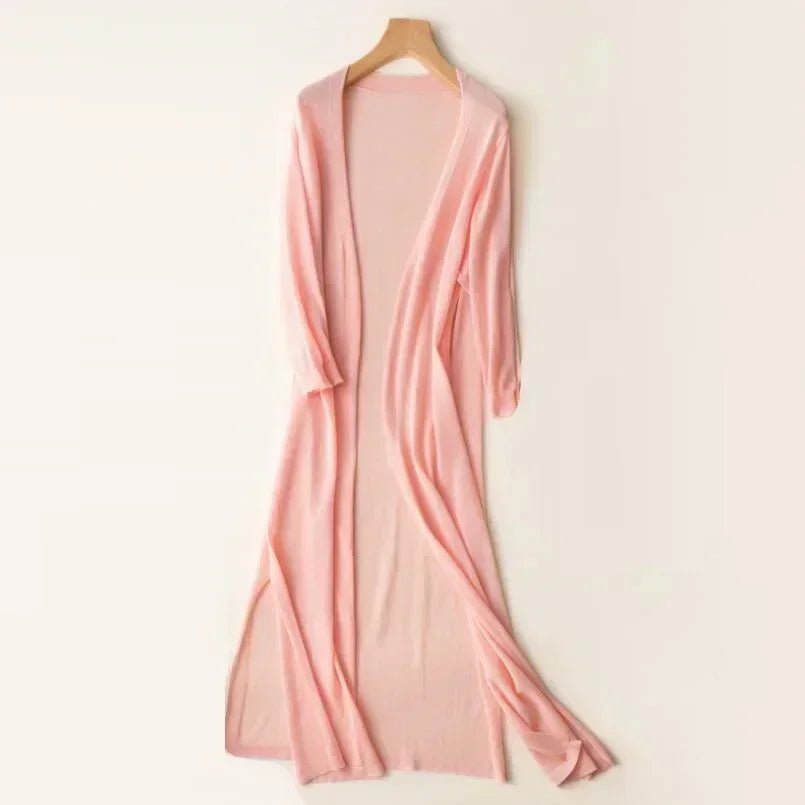 Cardigan Long Léger pour Femmes - Élégance et Confort - Marie Montel