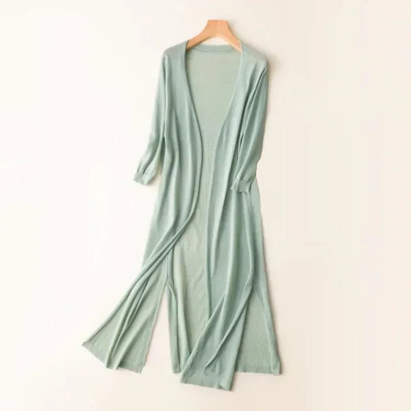 Cardigan Long Léger pour Femmes - Élégance et Confort - Marie Montel