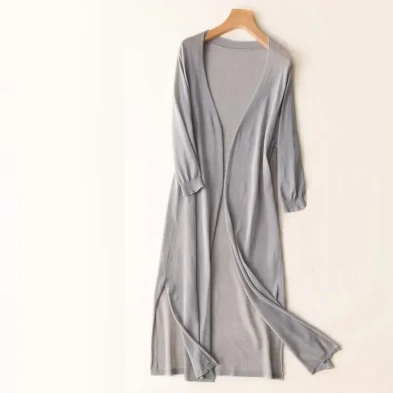 Cardigan Long Léger pour Femmes - Élégance et Confort - Marie Montel