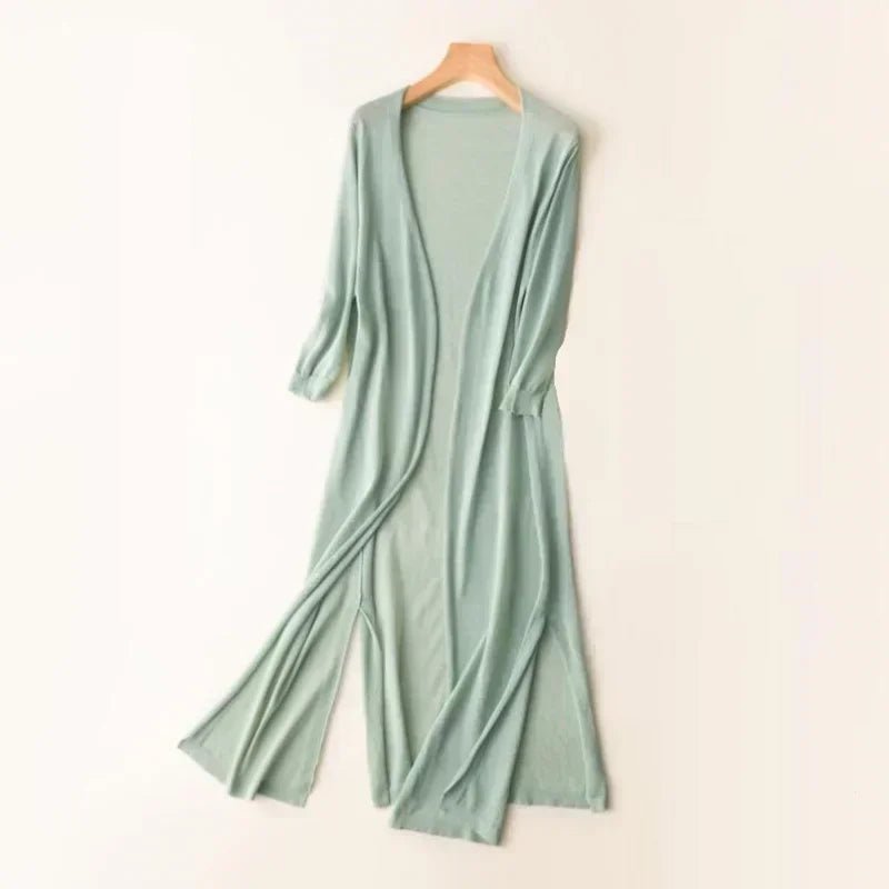 Cardigan Long Léger pour Femmes - Élégance et Confort - Marie Montel