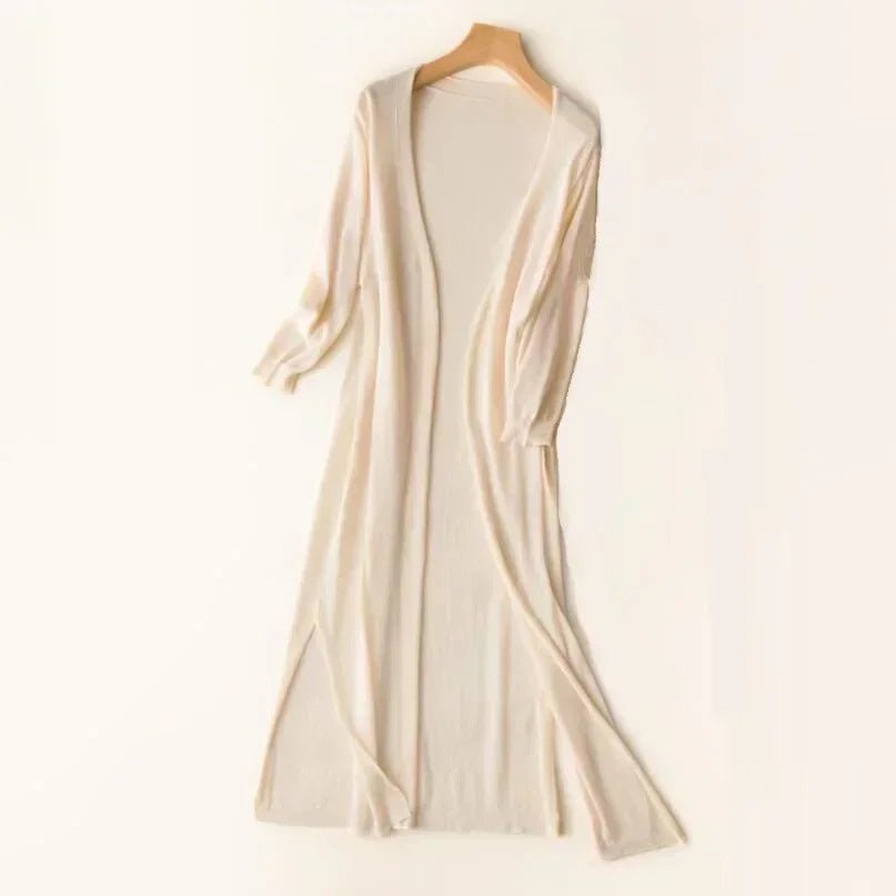 Cardigan Long Léger pour Femmes - Élégance et Confort - Marie Montel