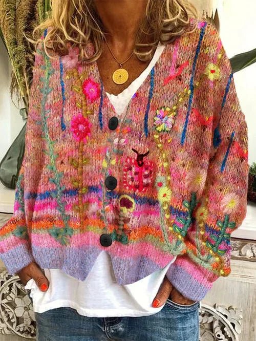 Cardigan Rétro pour Femmes - Marie Montel