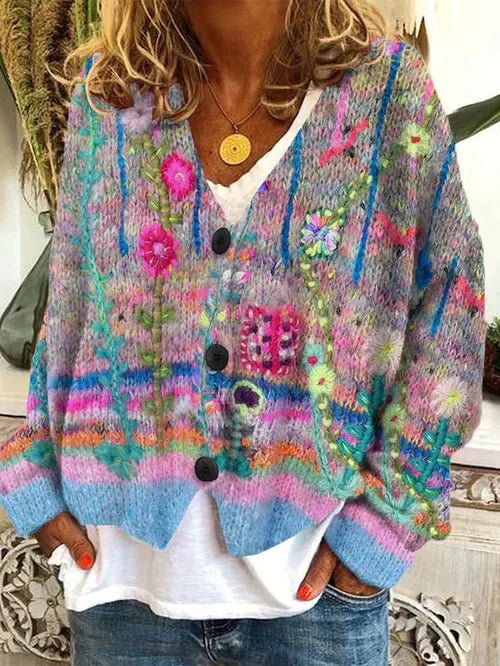 Cardigan Rétro pour Femmes - Marie Montel