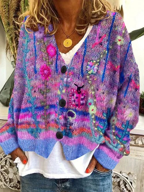 Cardigan Rétro pour Femmes - Marie Montel