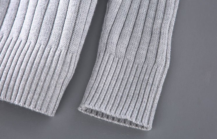 Cardigan Zippé en Maille pour Hommes - Marie Montel