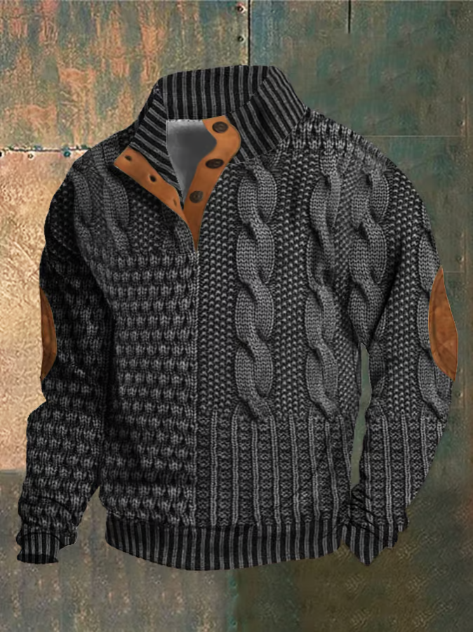 Pullover Confortable Rétro pour Hommes
