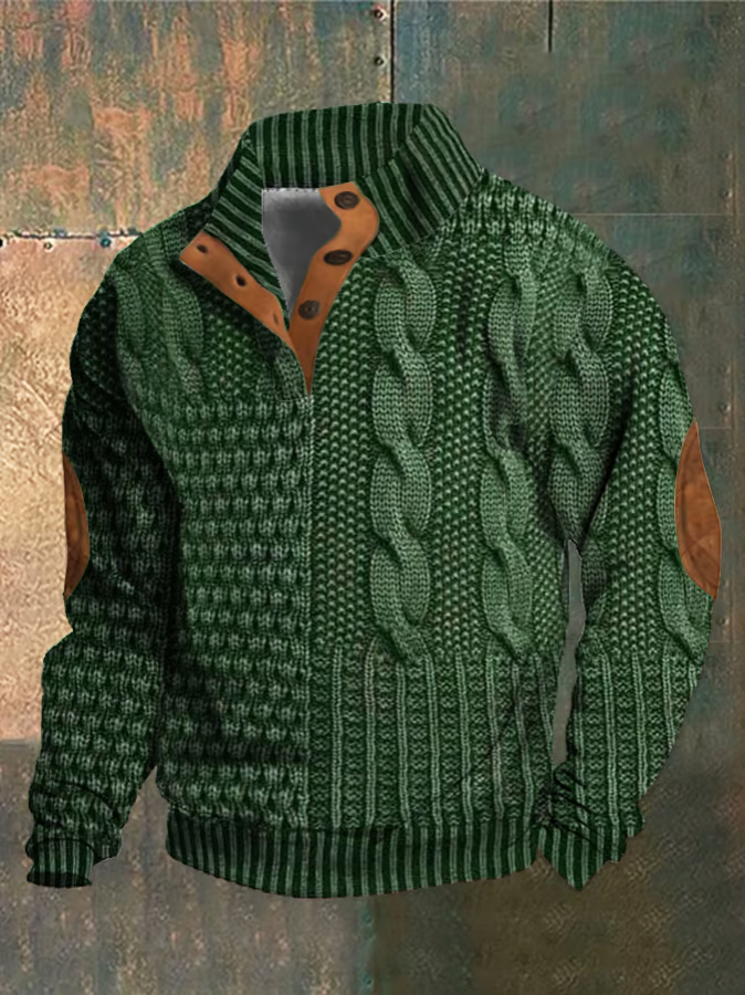 Pullover Confortable Rétro pour Hommes