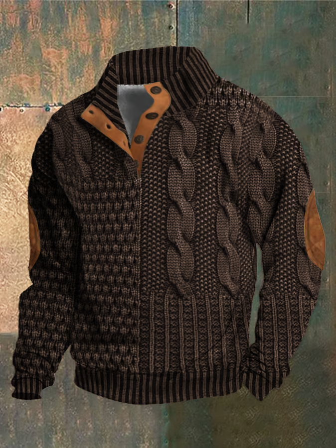 Pullover Confortable Rétro pour Hommes