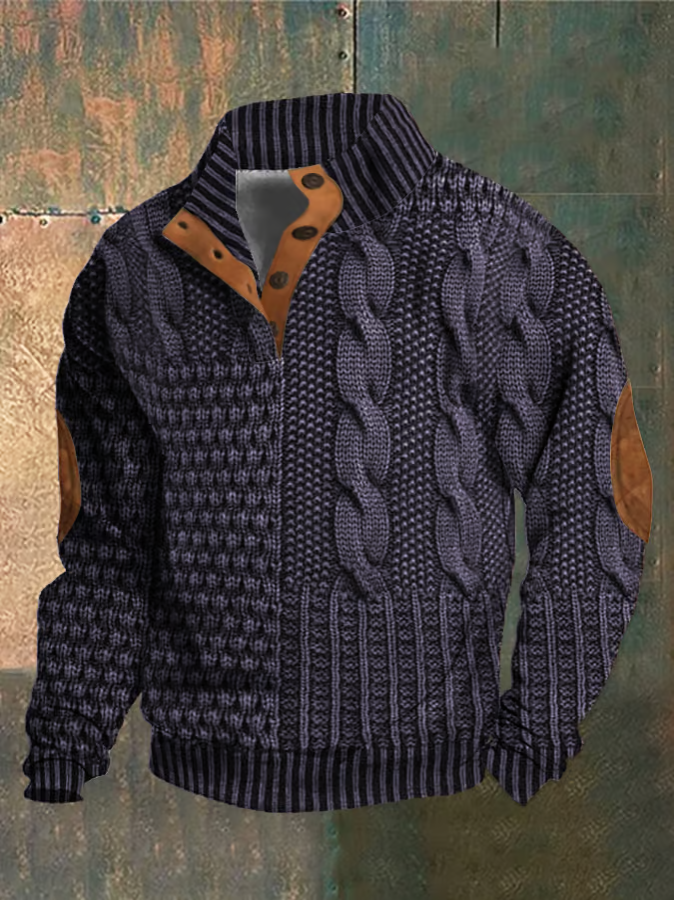 Pullover Confortable Rétro pour Hommes