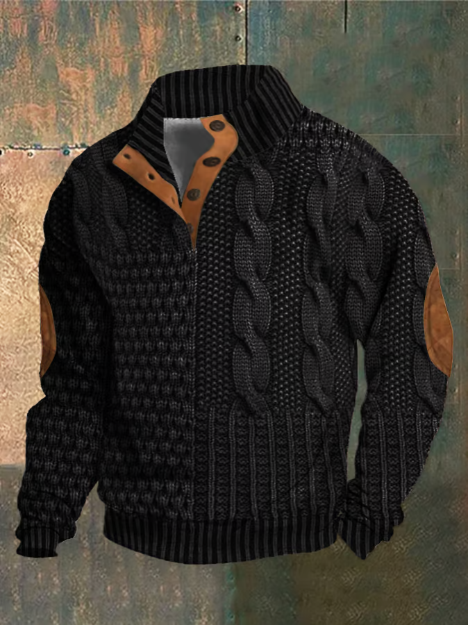 Pullover Confortable Rétro pour Hommes