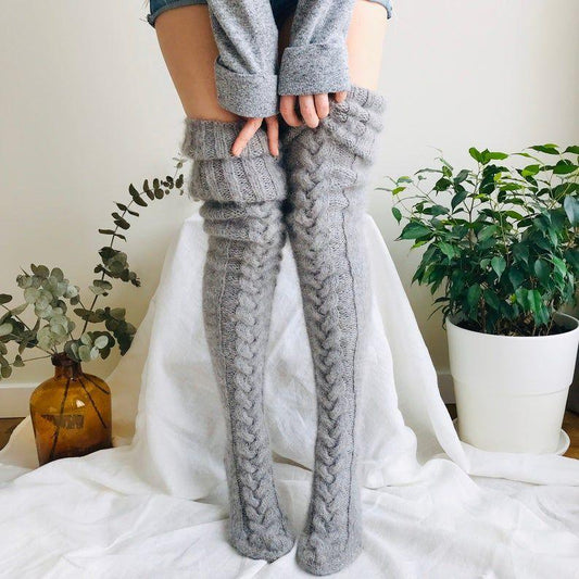 Chaussettes Longues en Laine pour Femmes - Marie Montel