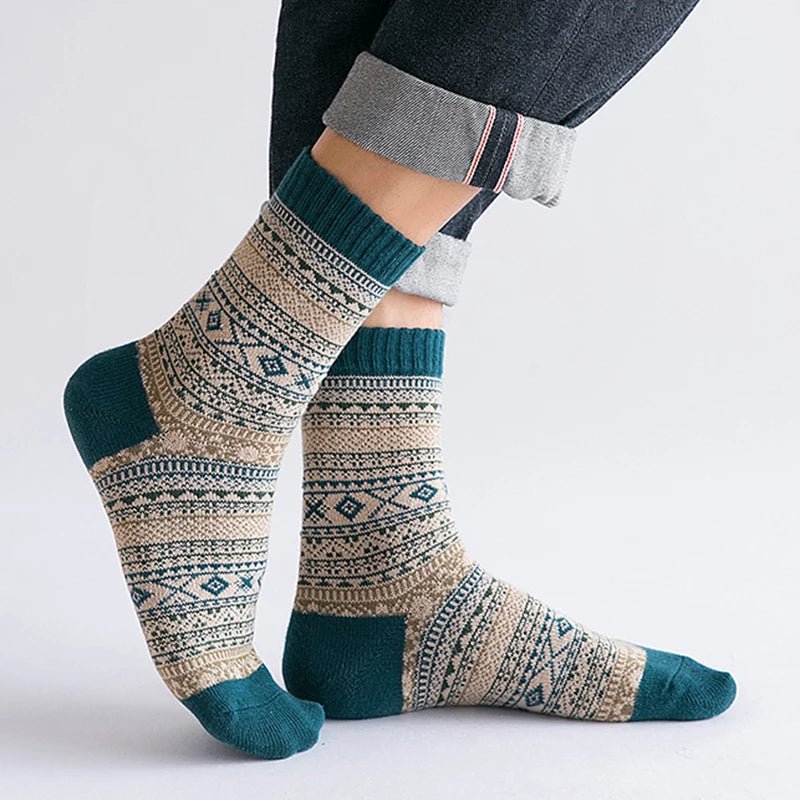 Chaussettes Megawarme au Design Scandinave pour Hommes - Marie Montel