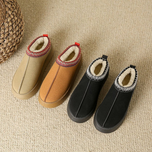 Chaussons Confortables en Cuir pour Femmes - Marie Montel