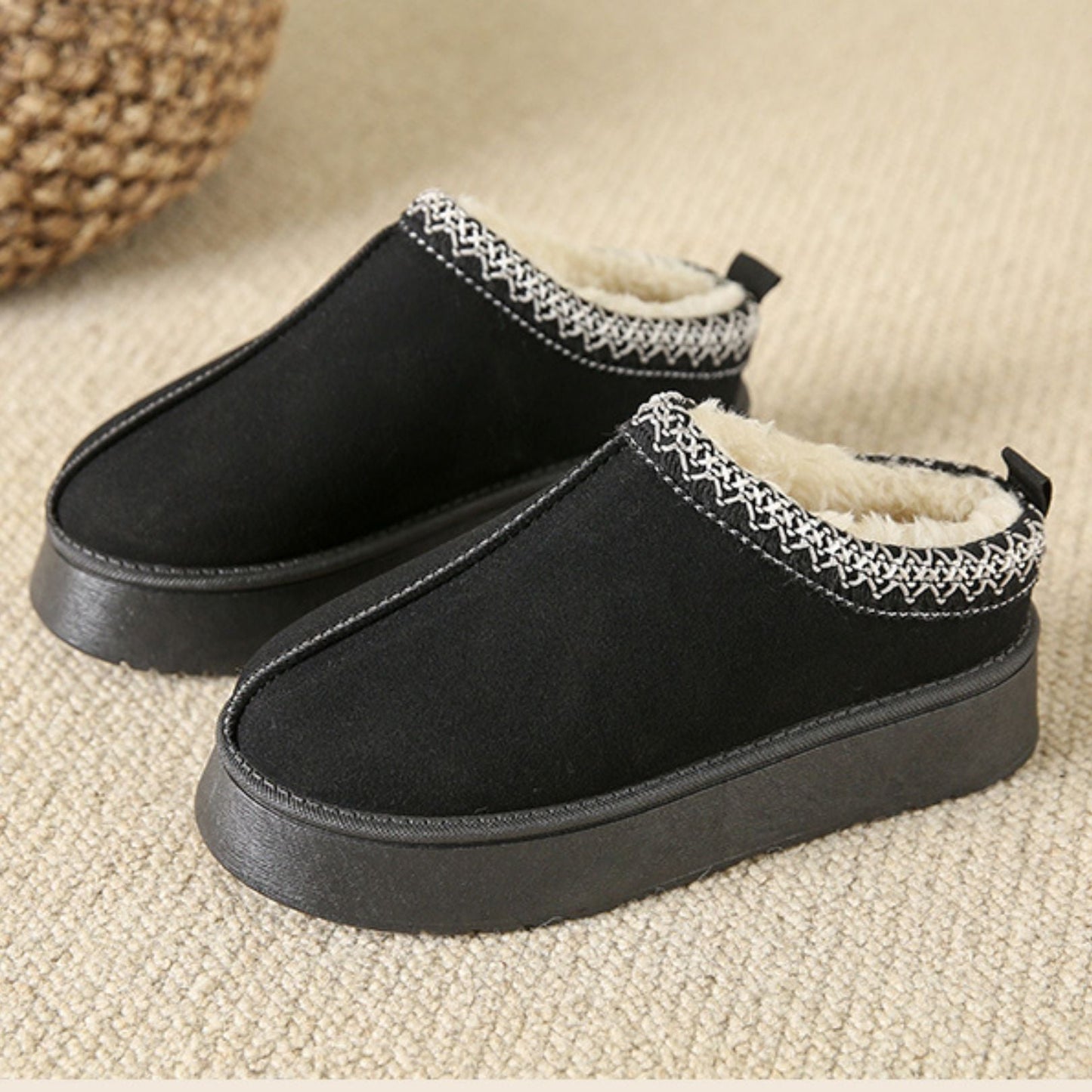 Chaussons Confortables en Cuir pour Femmes - Marie Montel