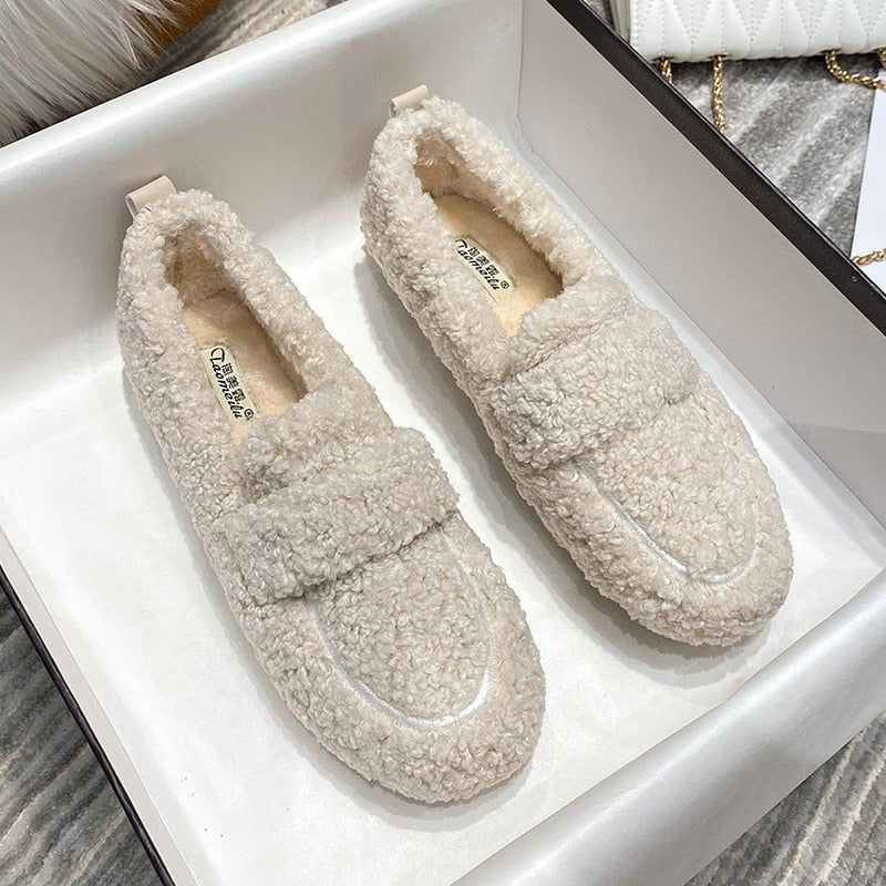 Chaussons Confortables en Mouton pour Femmes - Marie Montel
