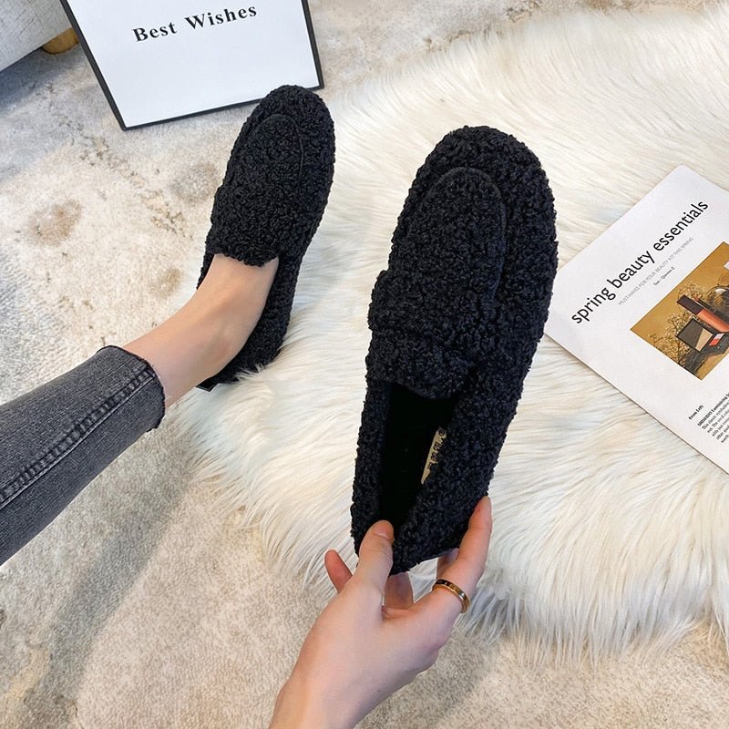 Chaussons Confortables en Mouton pour Femmes - Marie Montel