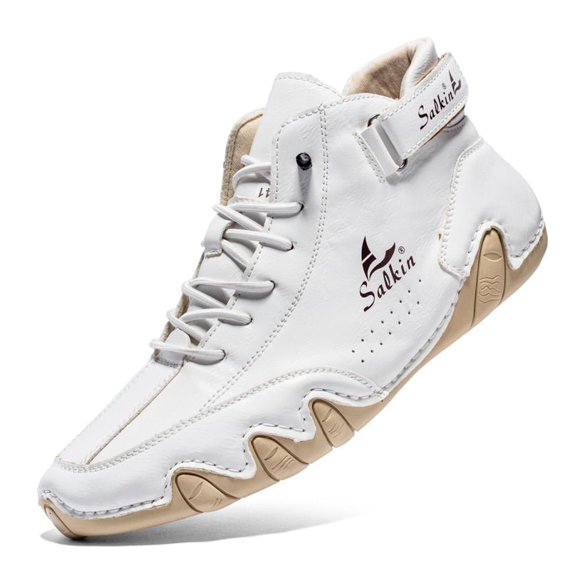 Chaussures Barfuß Confortables en Cuir pour Hommes - Marie Montel