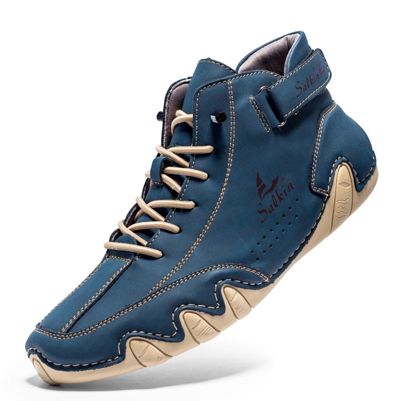 Chaussures Barfuß Confortables en Cuir pour Hommes - Marie Montel